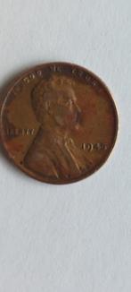 USA One Cent 1945 No Mint Mark., Postzegels en Munten, Ophalen of Verzenden, Noord-Amerika, Losse munt