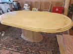 Ovale tafel - Roze marmer, Huis en Inrichting, Ophalen, Overige materialen, 100 tot 150 cm, 200 cm of meer