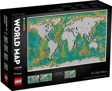 Lego 31203 World Map - Wereldkaart beschikbaar voor biedingen