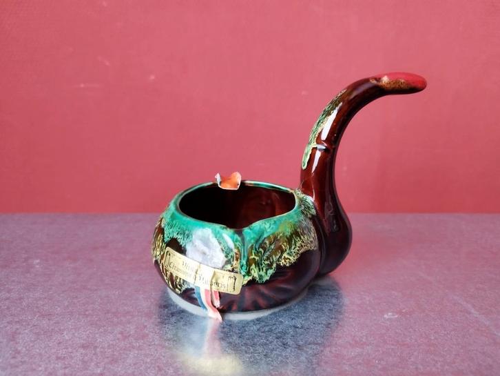 Vallauris keramiek – vintage asbak/schaaltje met lange hals, Antiek en Kunst, Antiek | Keramiek en Aardewerk, Verzenden