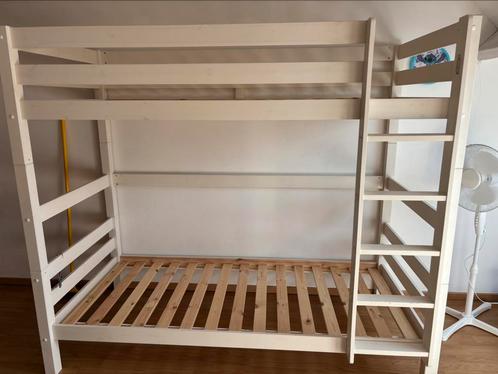 Pino stapelbed wit stapelbed + bedlade, Huis en Inrichting, Slaapkamer | Stapelbedden en Hoogslapers, Zo goed als nieuw, Ophalen