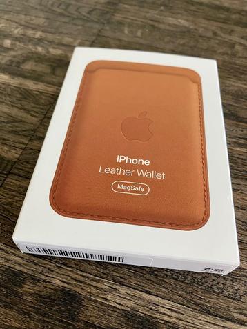 iPhone MagSafe leder portemonnee bruin Apple leather Wallet  beschikbaar voor biedingen
