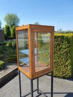 vintage vitrine vitrinekast winkelkast showcase, Antiek en Kunst, Ophalen