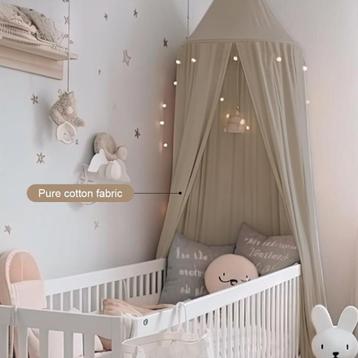 ️ Ciel/Flèche de lit ou parc + voile gris foncé  ️ beschikbaar voor biedingen