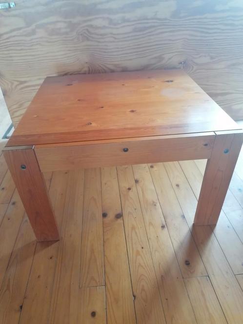 Vintage grenen salontafel hout, Huis en Inrichting, Tafels | Bijzettafels, Gebruikt, Hout, Ophalen