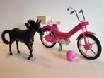 Barbie, bromfiets en paard, Kinderen en Baby's, Ophalen, Gebruikt