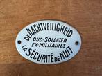 Bordje Nachtveiligheid, Ophalen of Verzenden, Gebruikt