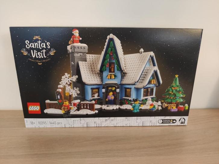 LEGO Icons 10293 Bezoek van de Kerstman, Kinderen en Baby's, Speelgoed | Duplo en Lego, Nieuw, Lego, Complete set, Ophalen of Verzenden