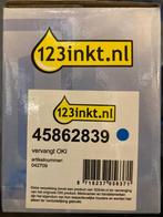 OKI 45862839 toner cyaan (123inkt huismerk) - 3 stuks, Articles professionnels, Aménagement de Bureau & Magasin | Pièces, Enlèvement