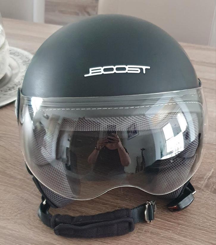 Scooter helm Boost XS 53-54, Vélos & Vélomoteurs, Casques de cyclomoteur, Utilisé, Enlèvement