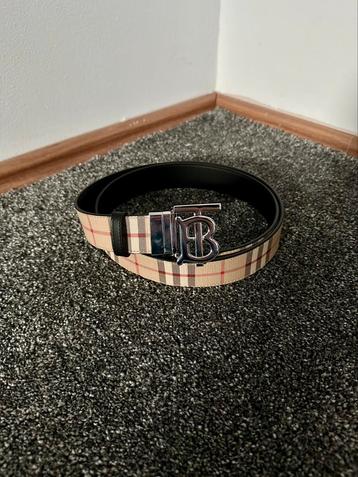 Ceinture Burberry Check TB double face