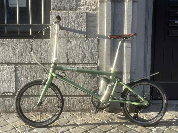 Vélo électrique pliable AHOOGA, Fietsen en Brommers, Fietsen | Vouwfietsen, Gebruikt, Overige merken, Totaal opvouwbaar, Versnellingen