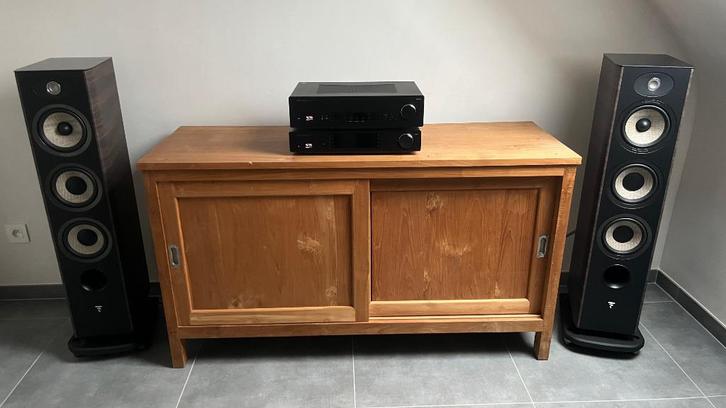 Focal Aria 926 - Perfecte staat met IsoAcoustic Gaia III, Audio, Tv en Foto, Luidsprekerboxen, Zo goed als nieuw, Front, Rear of Stereo speakers