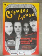 Poster Crowded House in Brielpoort Deinze, Ophalen of Verzenden, Zo goed als nieuw