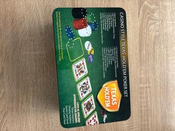 Nieuw pokerset volledig  beschikbaar voor biedingen