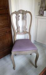 Set van zes stoelen Louis XIV eik vergrijsd, Enlèvement