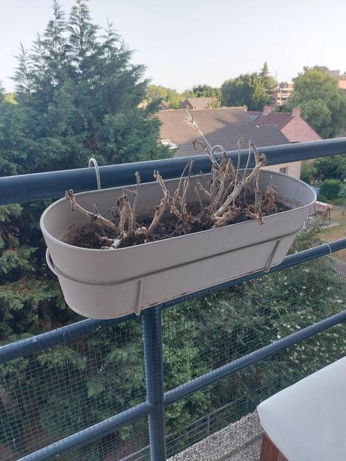 Bloembak 2 stuks (Vitlök Ikea), Tuin en Terras, Bloembakken en Plantenbakken, Gebruikt, Ophalen