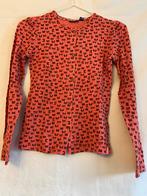 T-shirt coraal MEXX 134-140 met uiltjes en koperen knoopjes, Ophalen of Verzenden, Zo goed als nieuw, Mexx, Shirt of Longsleeve