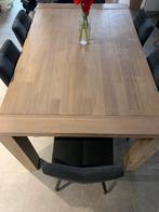 H&H (Henders & Hazel) - Table + Vitrine illuminée, Comme neuf, Moderne, 6 à 8 chaises