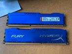 HyperX FURY Memory Blue 16GB 1333MHz DDR3 CL9 DIMM 2x, Computers en Software, RAM geheugen, Gebruikt, DDR3, Ophalen of Verzenden