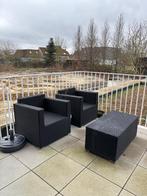 Loungeset tuin, Tuin en Terras, Gebruikt, Bijzettafel, Loungeset, Ophalen