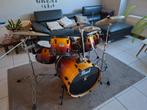 PEARL DRUM met dubbele basspedaal en Zildjian simbalen, Muziek en Instrumenten, Drumstellen en Slagwerk, Ophalen of Verzenden