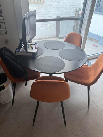 Eettafel + stoelen  beschikbaar voor biedingen