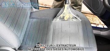 Schoonmaak: stof, autostoel, matras, matras, bank, fauteuil. beschikbaar voor biedingen