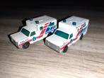 2x Matchbox Ambulance 1977, Hobby en Vrije tijd, Ophalen of Verzenden, Gebruikt, Auto