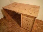 Bureau en bois massif (120 x 76 x 71), Enlèvement, Comme neuf, Bureau