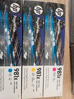 Cartouche hp 981x, Computers en Software, Printerbenodigdheden, Ophalen of Verzenden, Zo goed als nieuw