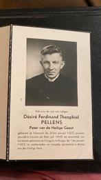 pater Pellens 1920 Neerpelt 1962 Kongolo Kongo, Verzamelen, Verzenden, Bidprentje