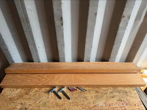 Zwevende wandplanken 125 x 15x4 cm 2 stuks, Huis en Inrichting, Woonaccessoires | Wandplanken en Boekenplanken, Zo goed als nieuw