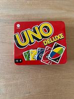 Uno Deluxe (Mattel Games), Hobby en Vrije tijd, Gezelschapsspellen | Kaartspellen, Een of twee spelers, Ophalen of Verzenden, Nieuw