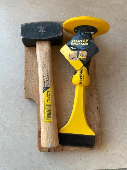 Stanley steenbeitelset Fattmax 75 mm, Doe-het-zelf en Bouw, Gereedschap | Handgereedschap, Zo goed als nieuw, Ophalen of Verzenden