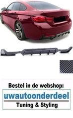 Diffuser L+ R Carbon Voor Bmw 4 serie F32 F33 F36 M Pakket, Verzenden