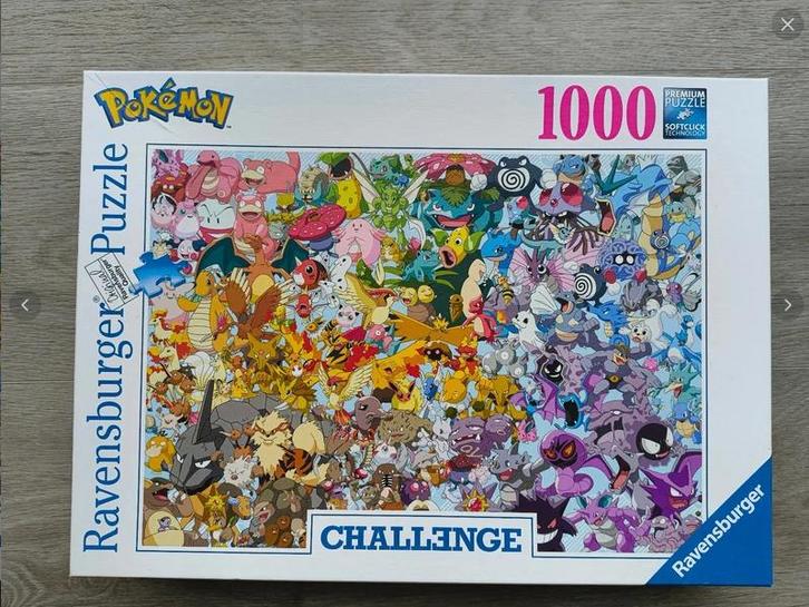 Pokémon puzzel Ravensburger 1000 stukjes –compleet als nieuw, Hobby en Vrije tijd, Denksport en Puzzels, Zo goed als nieuw, Legpuzzel