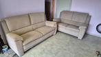 Zetel salon canape, Huis en Inrichting, Ophalen, Zo goed als nieuw, Rechte bank, Stof