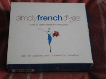 Simply French Divas (4 aparte cd's in box ) beschikbaar voor biedingen