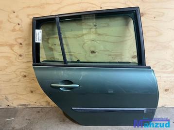 RENAULT MEGANE 2 groen TED97 rechts achter deur portier 2001 beschikbaar voor biedingen
