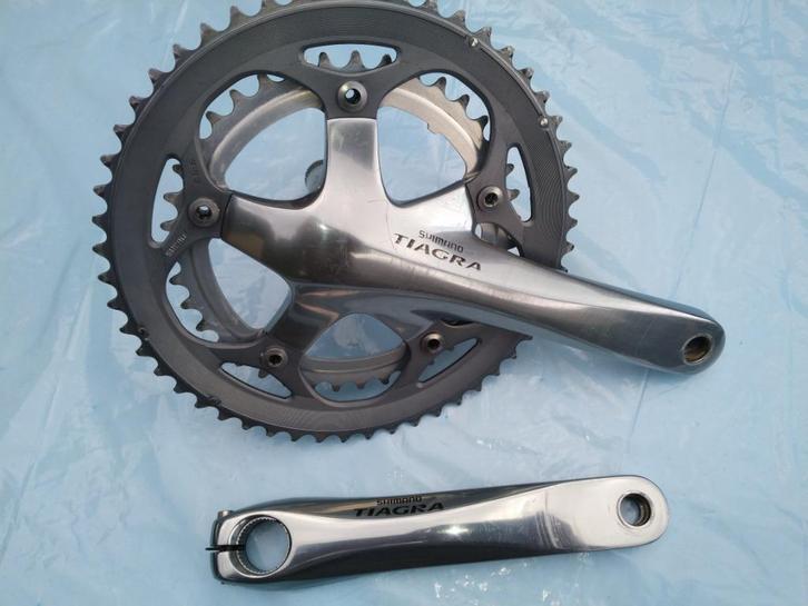 Shimano Tiagra crankstel FC-4500, Fietsen en Brommers, Fietsonderdelen, Gebruikt, Racefiets, Crankstel of Pedalen, Ophalen of Verzenden