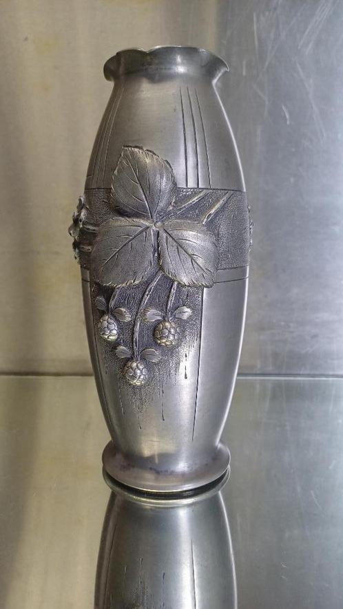 Tinnen vaas Étain Prévot D'art, Antiquités & Art, Antiquités | Vases, Enlèvement ou Envoi