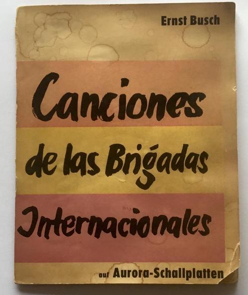 Ernst Busch - Canciones de las Brigadas Internationales, Cd's en Dvd's, Vinyl | Overige Vinyl, Verzenden