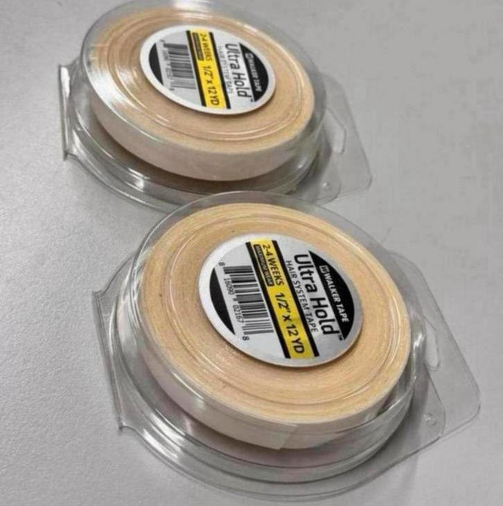2 STUKS Walker Tape Ultra Hold Tape - 1/2" X 12 Yds yard, Handtassen en Accessoires, Uiterlijk | Haarverzorging, Nieuw, Overige typen
