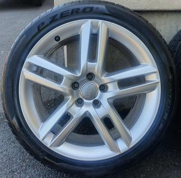 Audi a6 S-line Velgen set 5x112 met Pirelli banden  beschikbaar voor biedingen