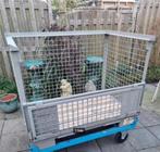 gitterbox met palletkar, Ophalen