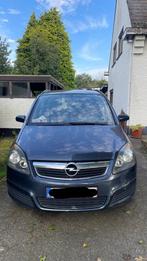 Opel Zafira 2008, Auto's, 4 deurs, Stof, Zwart, Blauw