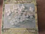 Glazen schaakspel, Ophalen of Verzenden, Zo goed als nieuw