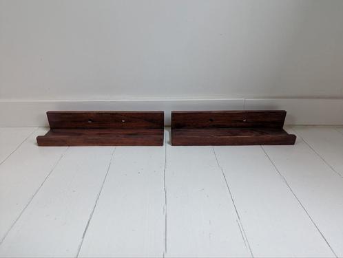 2 houten wandplankjes, Huis en Inrichting, Woonaccessoires | Wandplanken en Boekenplanken, Gebruikt, Ophalen