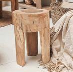 Massief houten krukje, Huis en Inrichting, Ophalen, Zo goed als nieuw
